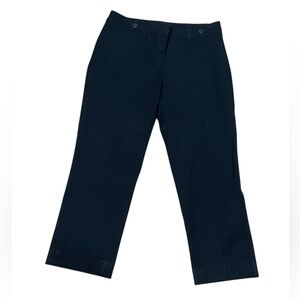 White House black market the slim crop pants black 6